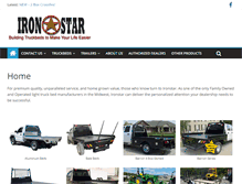 Tablet Screenshot of ironstarbeds.com
